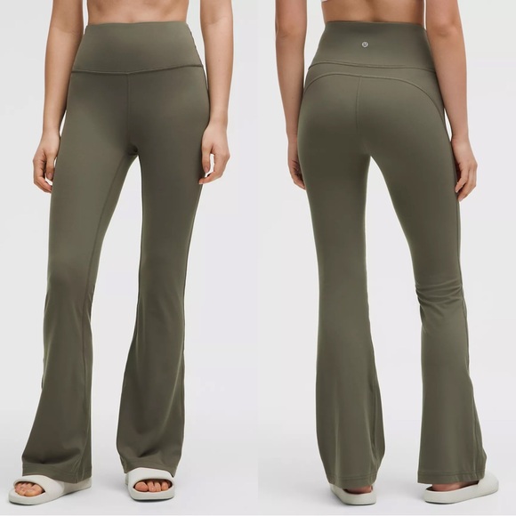Lululemon Groove Nulu Super High Rise Flared Pants Regular Size 6 - Picture 1 of 12